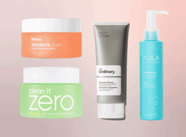 Selection of oil and balm cleansers