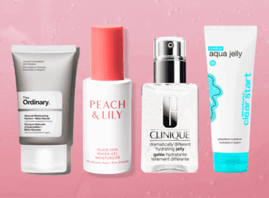 Selection of gel moisturizers