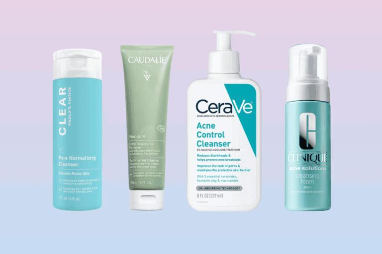 Selection of salicylic acid cleansers
